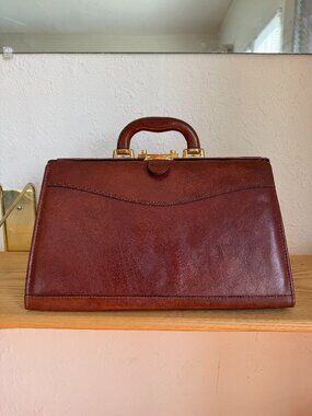 1960s Vintage Leather Doctor's Bag